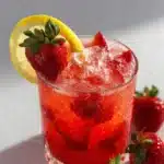 Cocktail fraise limonade sans alcool