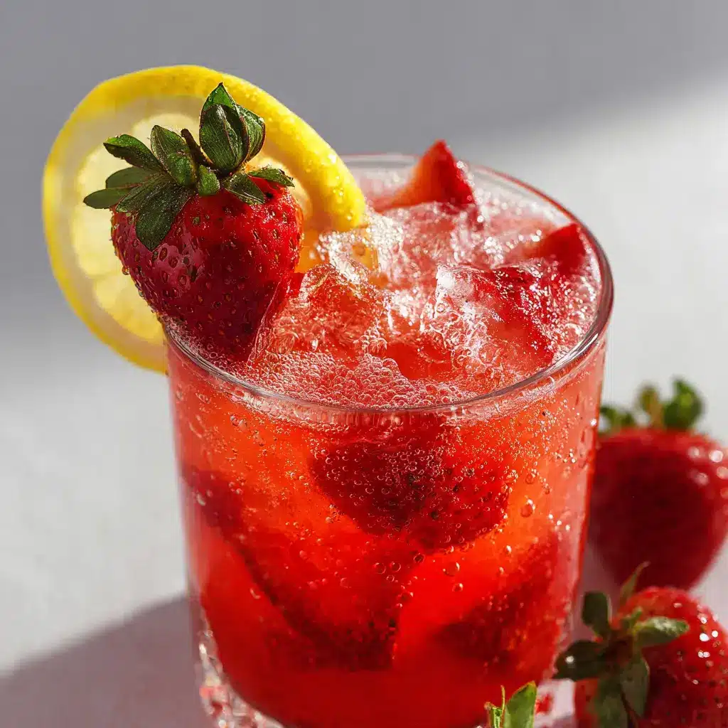 Cocktail fraise limonade sans alcool