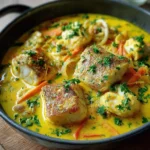 Blanquette de Poissons au Lait de Coco & Curry