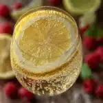 Punch pétillant au citron (sans alcool)