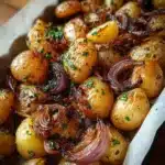 Pommes de Terre et Oignons Rôtis au Four