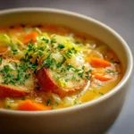 Soupe aux choux légère et nourrissante