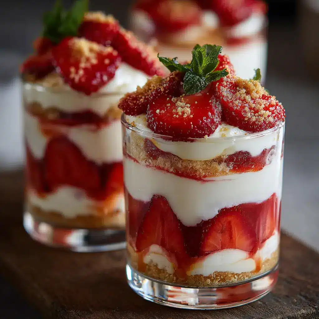 Verrines Fraise & Mascarpone