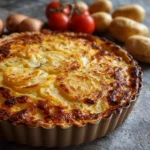 La Tarte Fromage et Pommes de Terre fondante