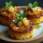 Minis moelleux renversés à l’ananas