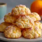 Biscuits craquelins à l’orange ultra fondants
