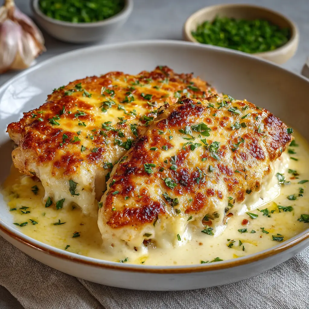 Escalope de dinde au fromage gratiné