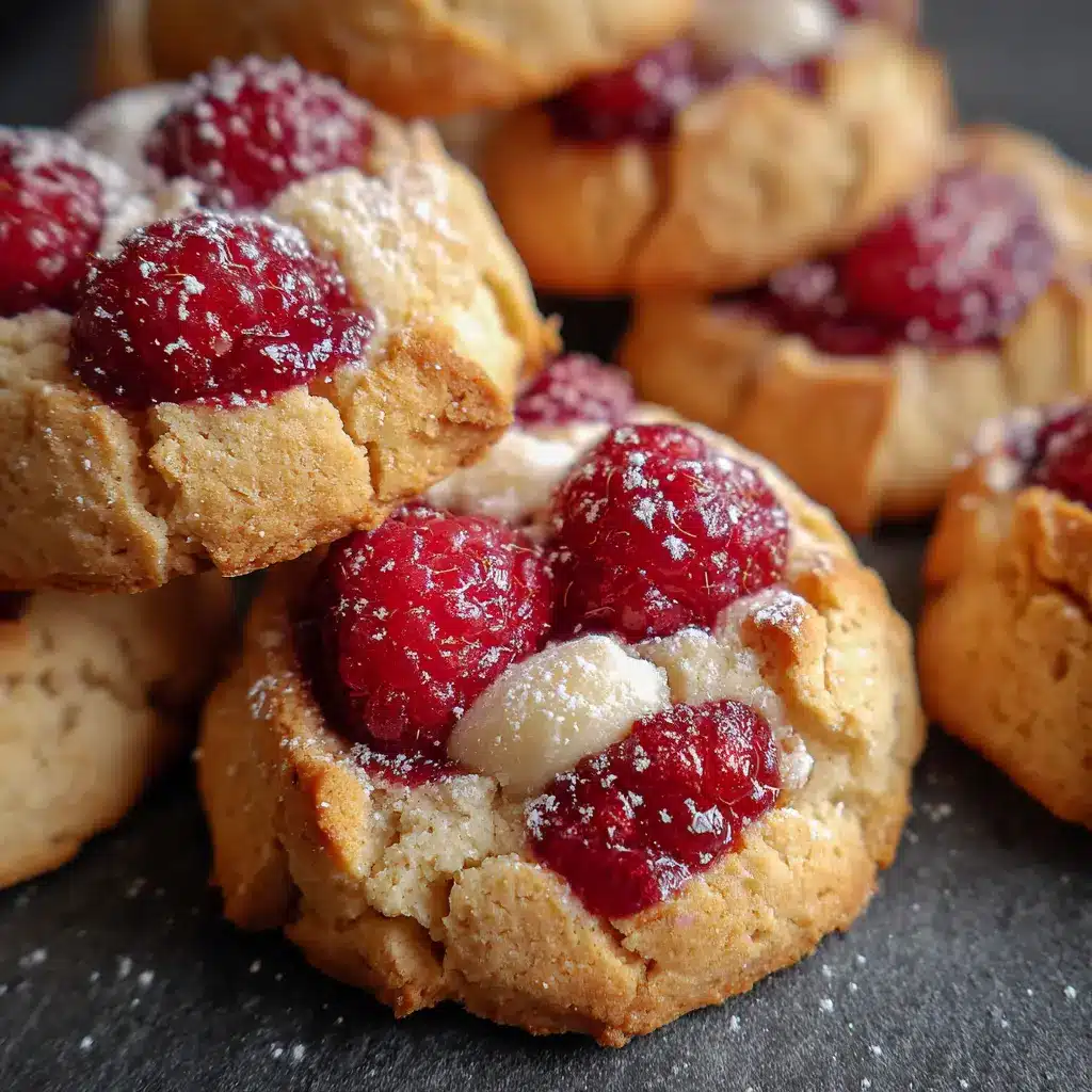 Biscuits fondants à la framboise rapide