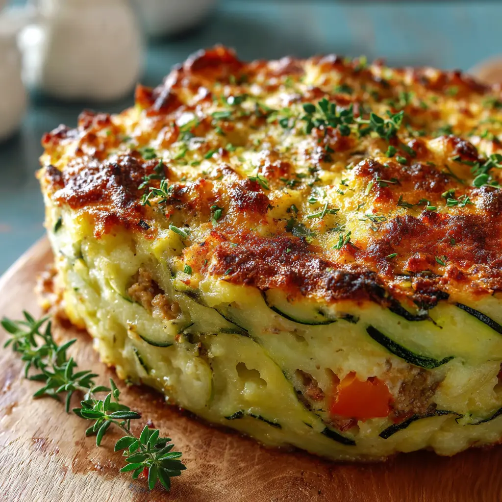 Parmentier de Courgettes au Thon