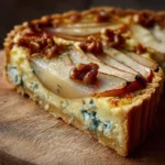 Tarte roquefort & poire fondante