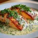 Filets de Saumon à la Crème Ciboulette