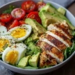 Salade poulet–avocat complète & équilibrée