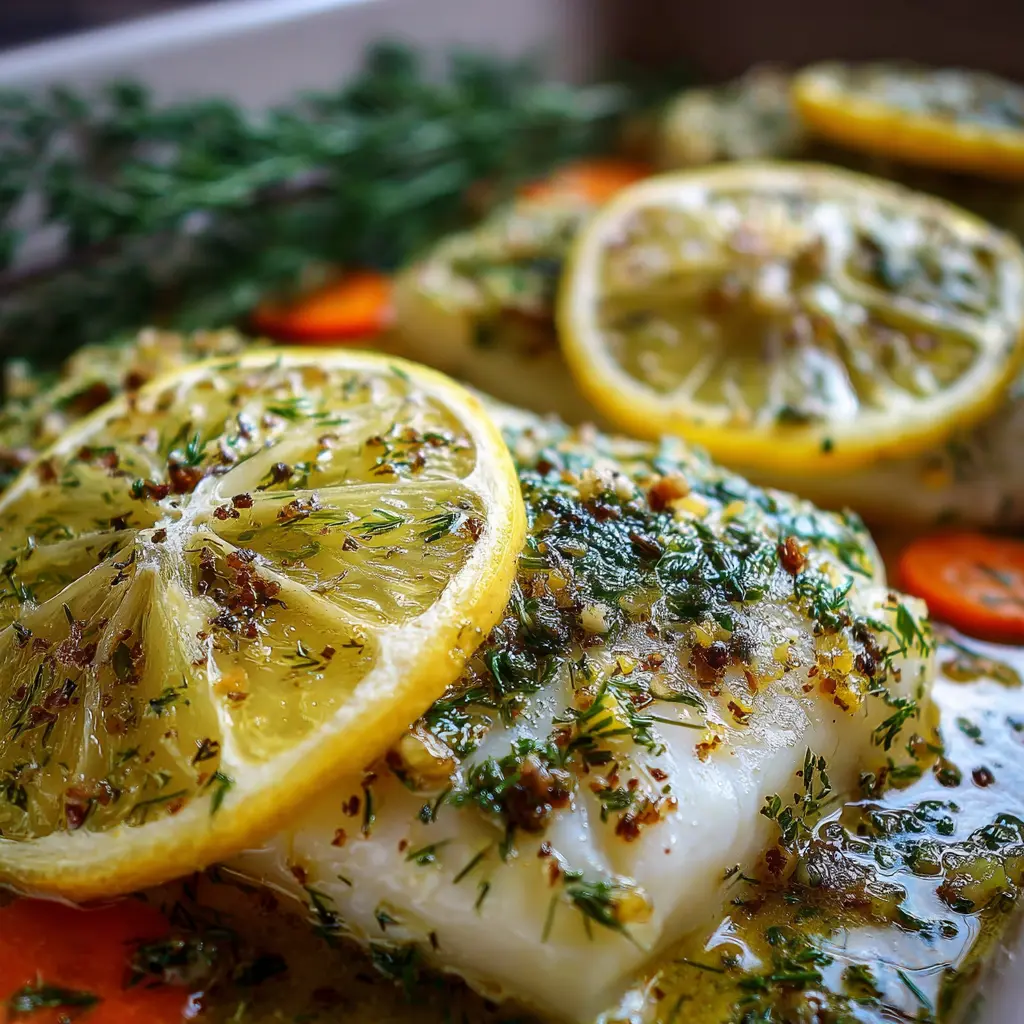 Cabillaud au Citron et aux Herbes