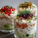 Verrines thon et fromage frais ultra gourmandes