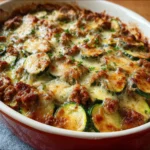 Gratin de courgettes à la viande hachée