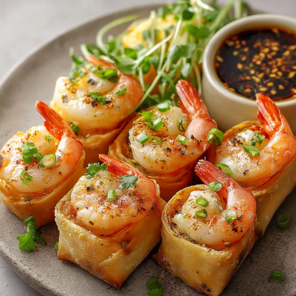 Nems aux crevettes croustillants et savoureux