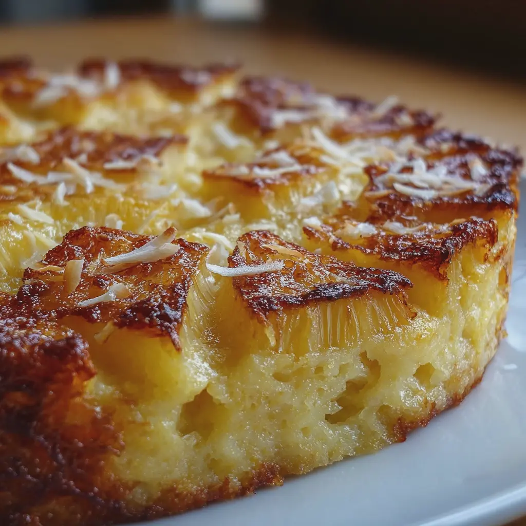 Clafoutis Ananas Noix de Coco