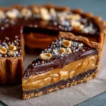 Tarte chocolat caramel façon Snickers
