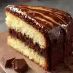 Cake au lait concentré et chocolat au lait