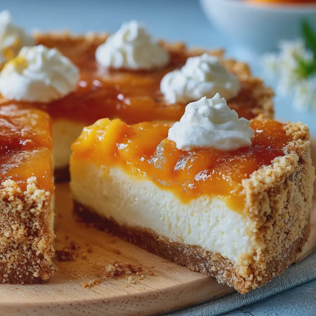 Tarte Sans Cuisson au Mascarpone et Abricot