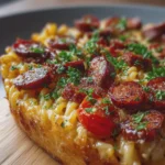 Pâtes Crémeuses au Chorizo de Bœuf