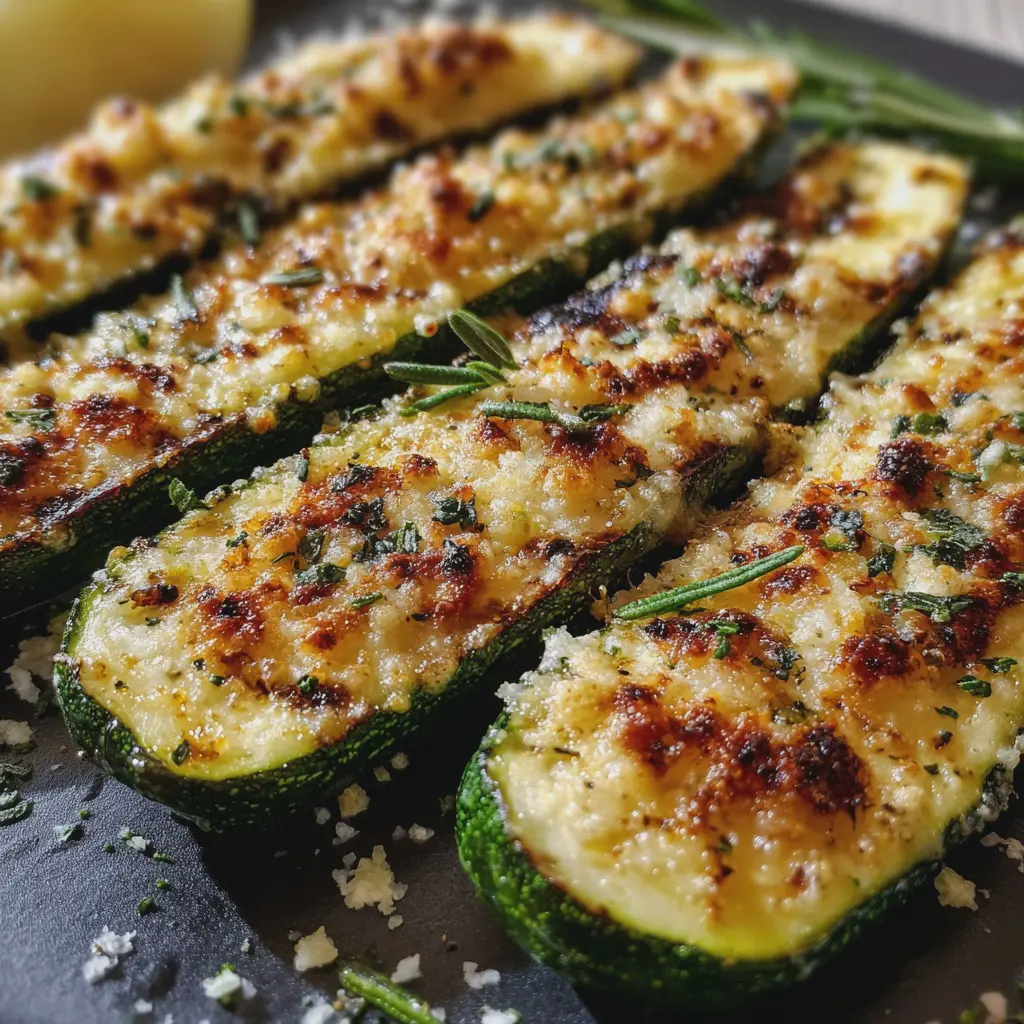 Courgettes Grillées au Parmesan