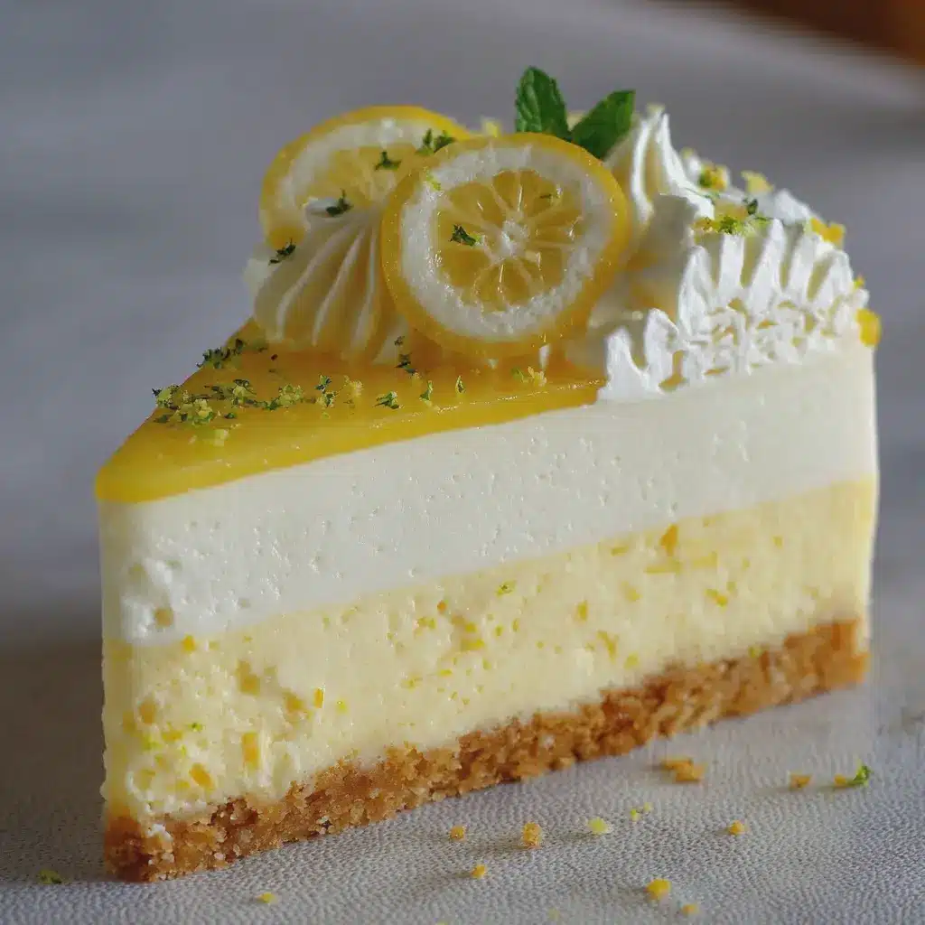 Gâteau Mousse au Citron Sans Cuisson Léger et Irrésistible