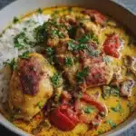 Poulet au Lait de Coco Réunionnais