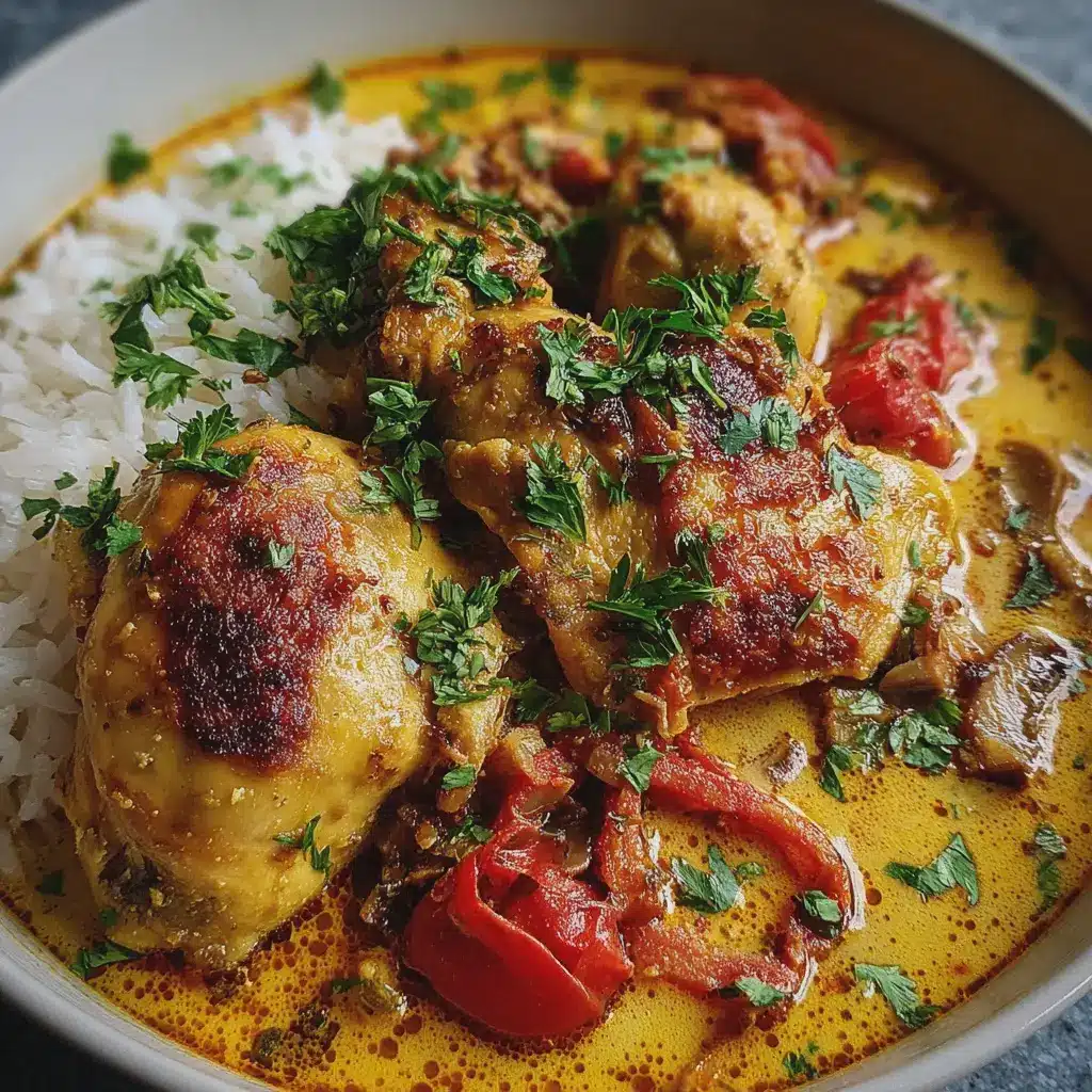 Poulet au Lait de Coco Réunionnais