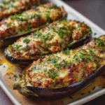 Aubergines Farcies au Thon