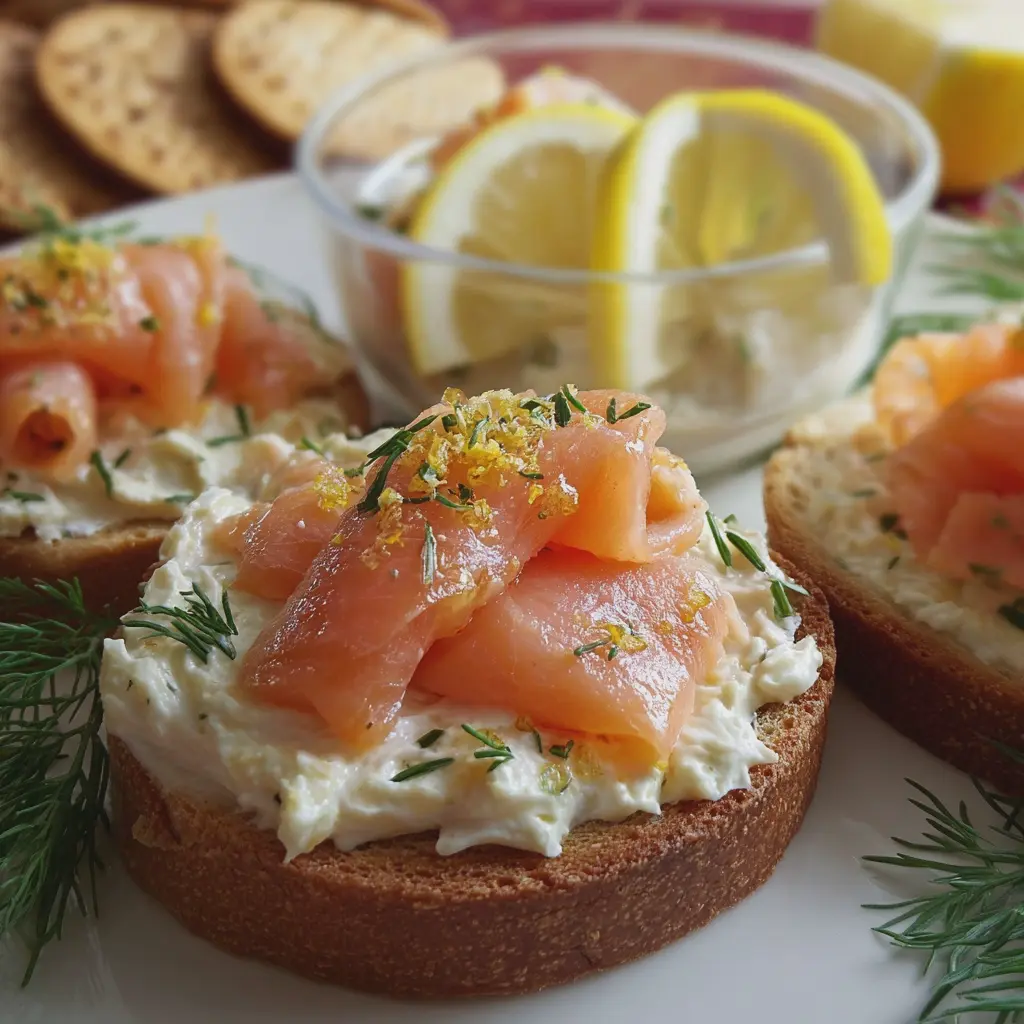 Tartinade Crémeuse au Saumon et Citron