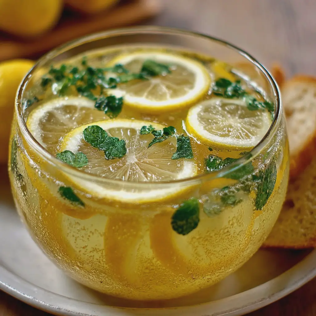 Soupe Pétillante au Citron