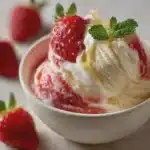 Crème Glacée Citron-Fraise