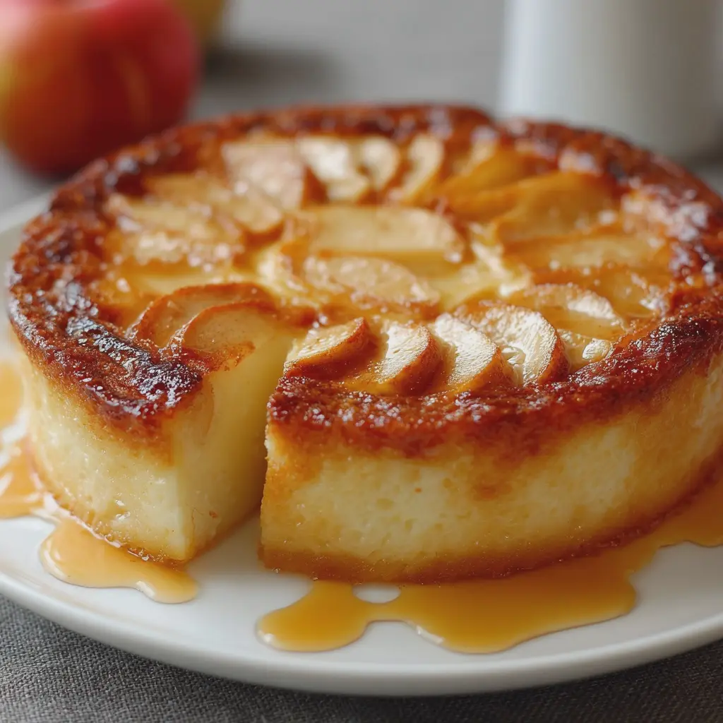 Flan aux Pommes et Yaourt