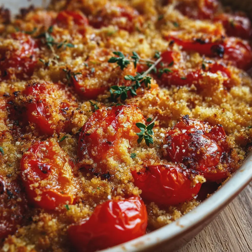 Crumble Salé Tomate, Moutarde et Parmesan