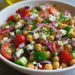 Salade grecque aux pois chiches