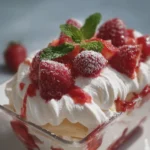 Dessert Nuage de Fraises