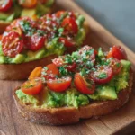 Tartines Avocat-Tomates