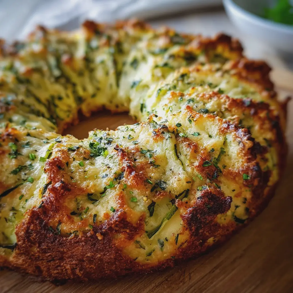 Couronne de Courgettes au Fromage Léger