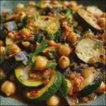 Sauté de Courgette et Pois Chiches à l’Orientale