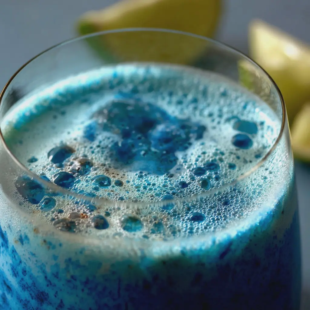 Soupe Bleue Pétillante Sans Alcool