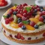 Gâteau Léger aux Fruits
