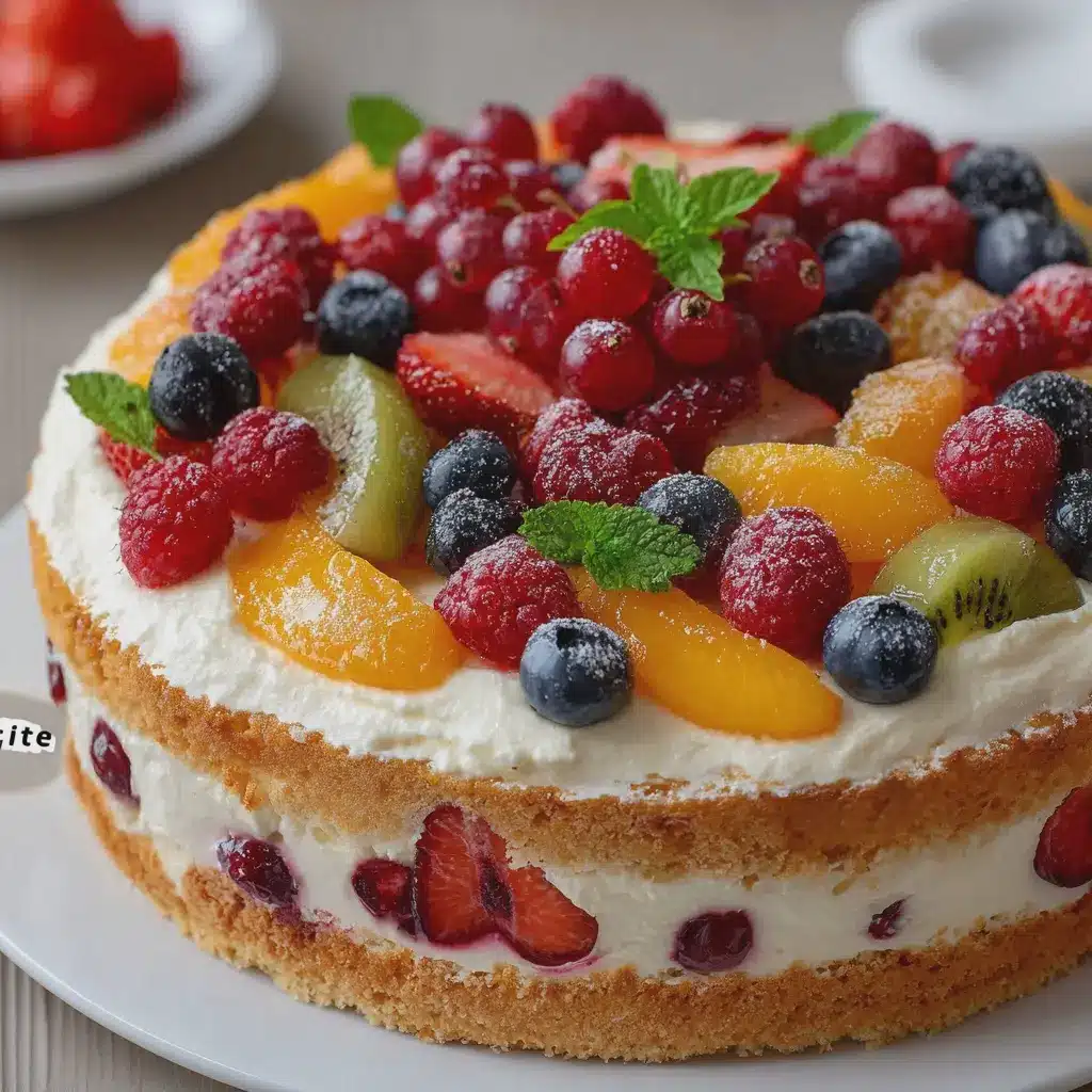 Gâteau Léger aux Fruits