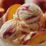 Glace Pêche et Nectarine Ultra Crémeuse Sans Sorbetière