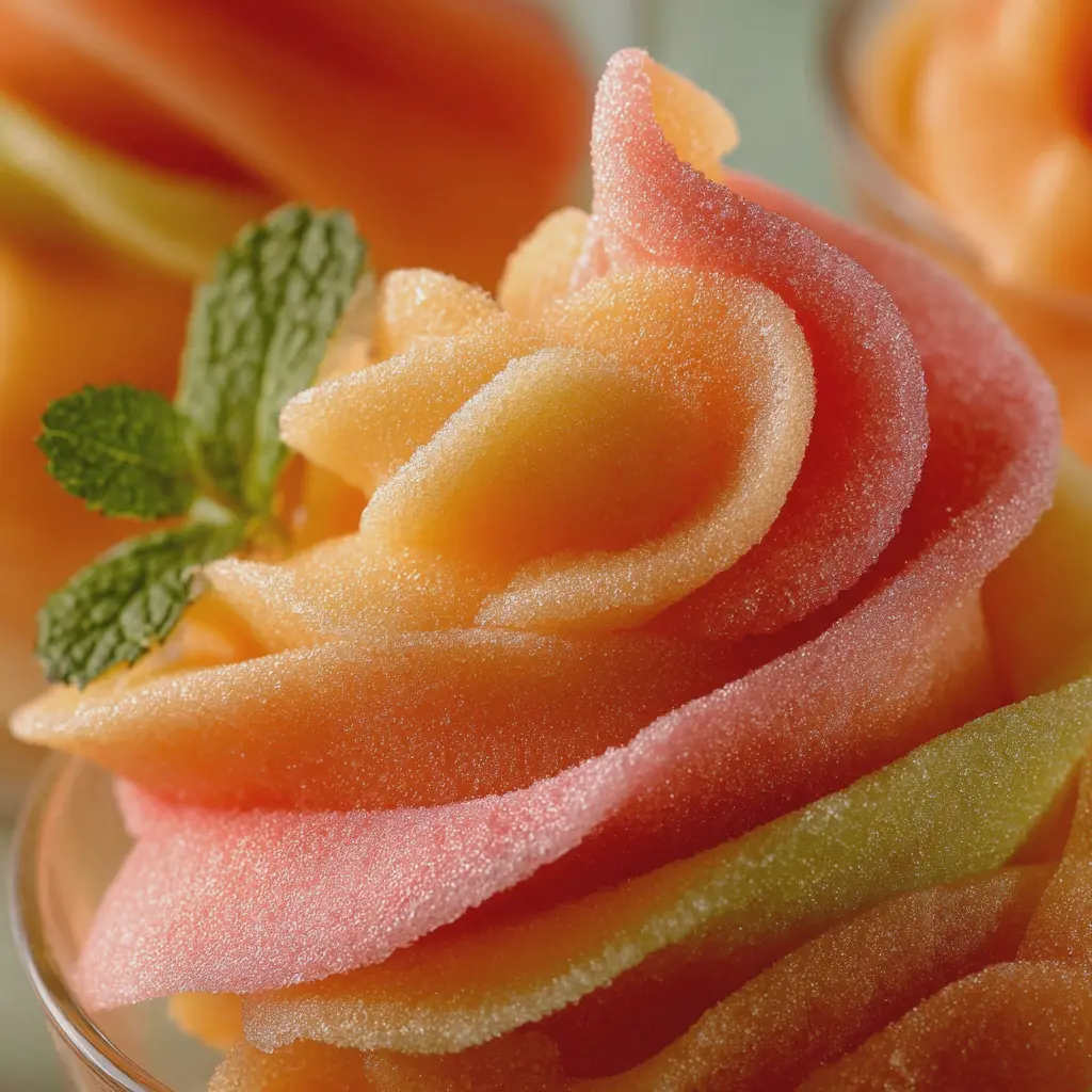 Sorbet Pêches & Melon