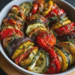 Ratatouille confite au four