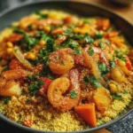 Couscous aux Crevettes et aux Légumes
