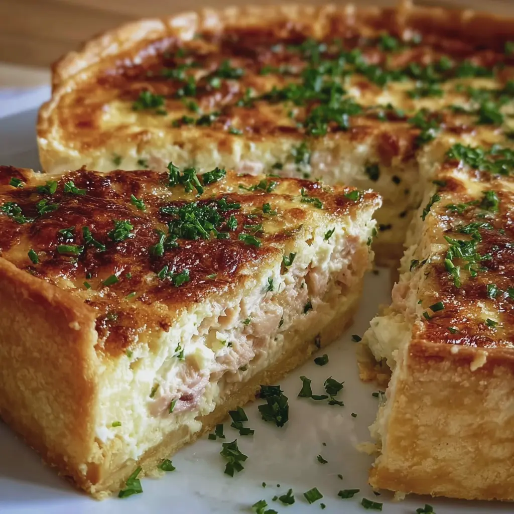 Quiche au thon et au Boursin