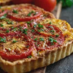 Tarte Salée aux Tomates, Thon et à la Moutarde