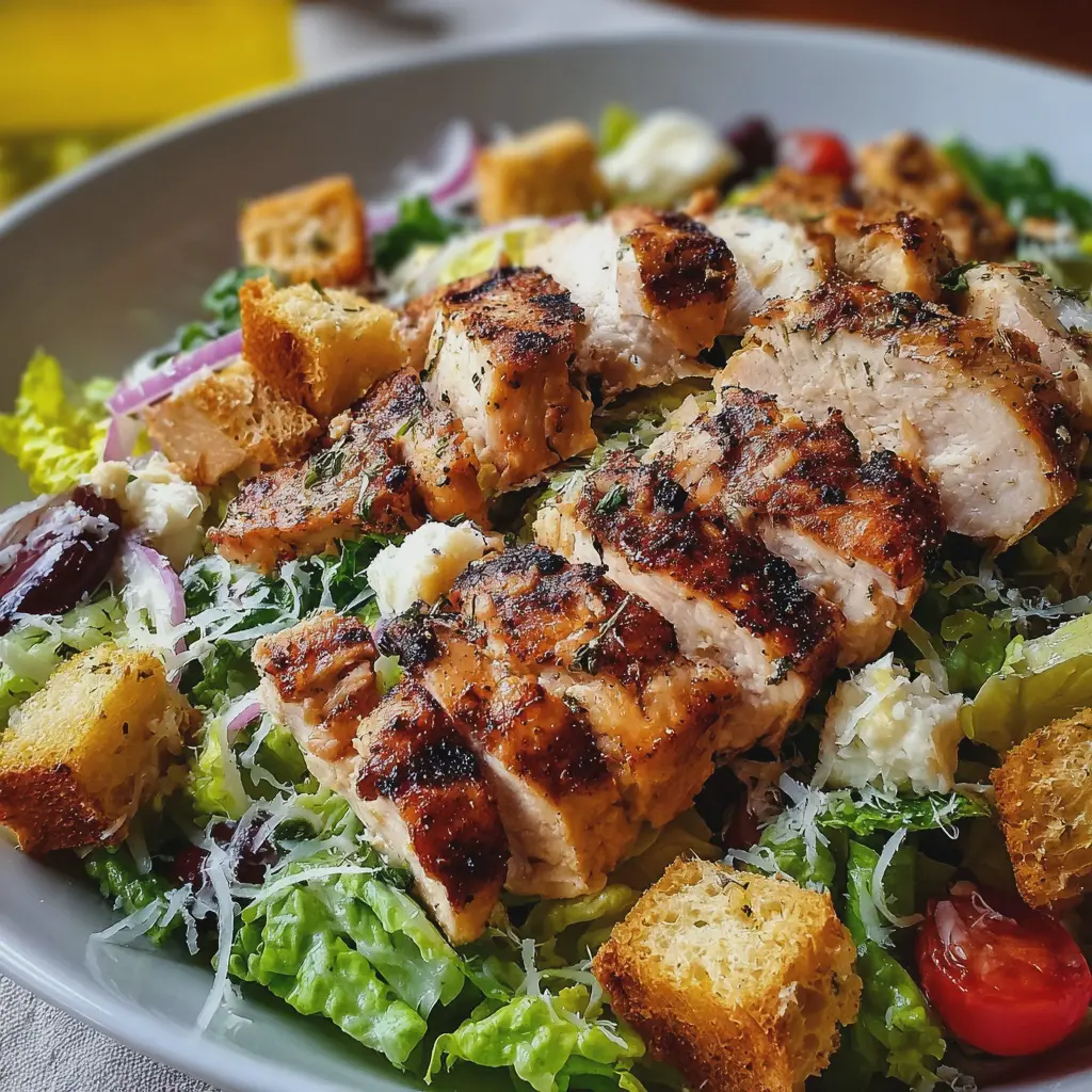 Salade César au poulet grillé